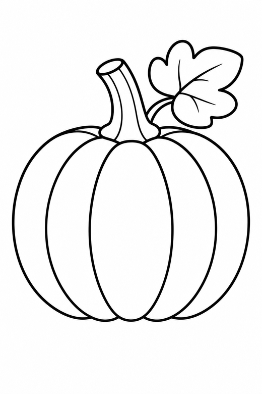 Pumpkin Coloring Pages - free printable coloring pages