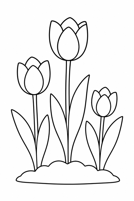 Spring Coloring Pages - free printable coloring pages