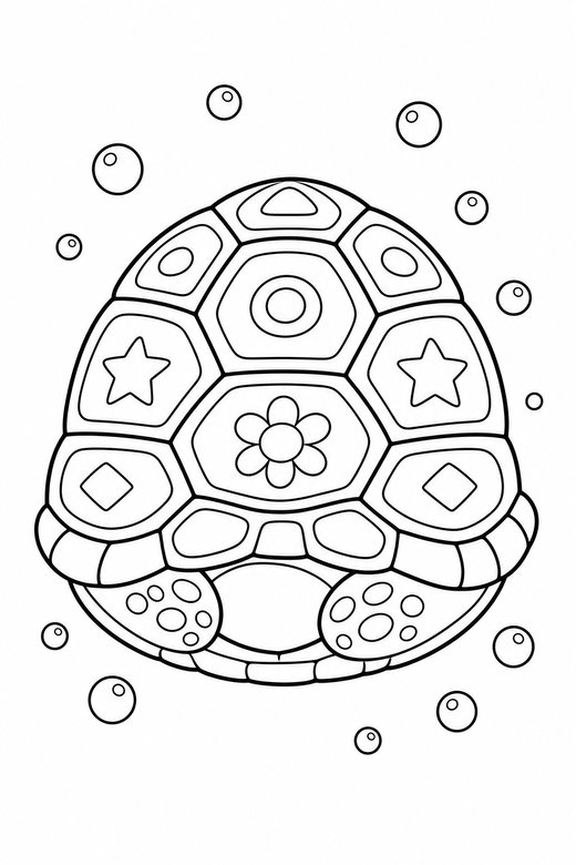Turtle Coloring Pages - free printable coloring pages